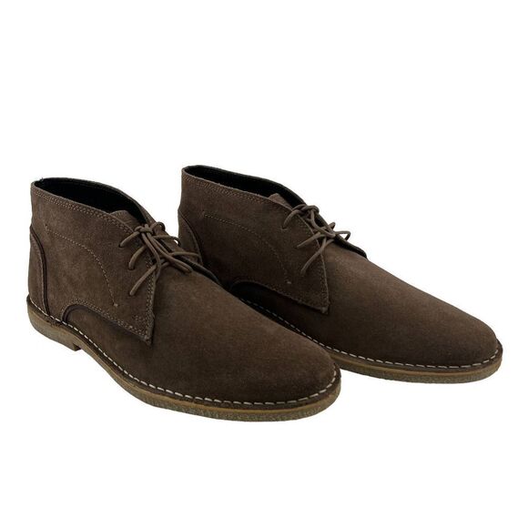 Kenneth Cole Reaction Other - New Kenneth Cole Men 11 US/EU 44.5 Walnut Suede Ankle Shoes, Lightweight Lace-up